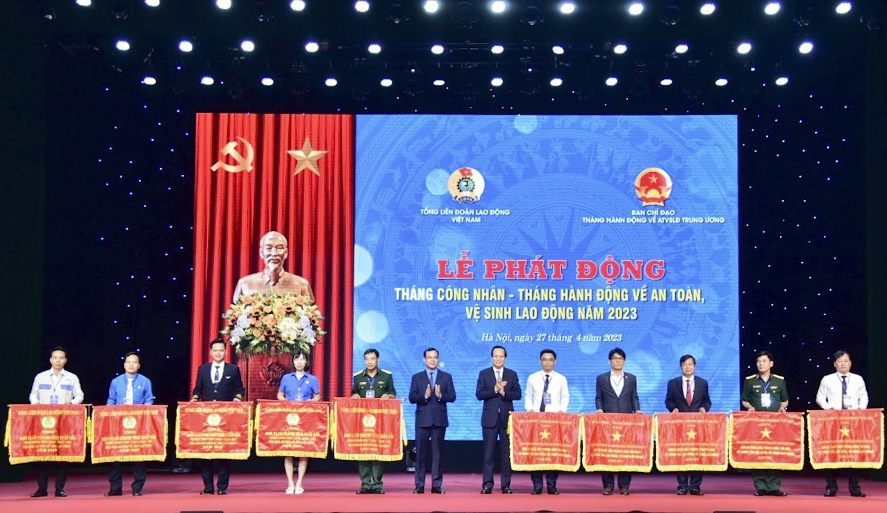 Lễ phát động Tháng Công nhân - Tháng hành động về An toàn vệ sinh lao động năm 2023